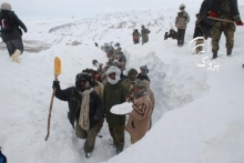 هزاران تن در ولسوالى ورث در محاصرۀ برف قرار دارند